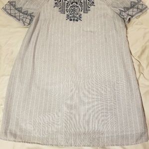 Cute dress hits at the knees size xxl blue